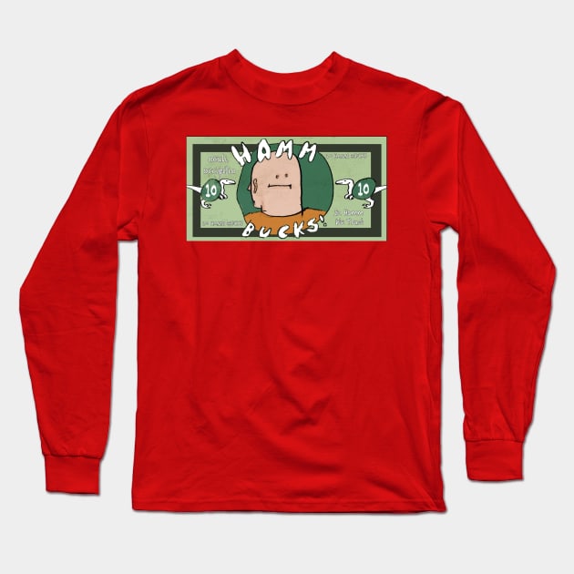 10 Hamm Bucks Long Sleeve T-Shirt by Crazy Ideas from Cedars